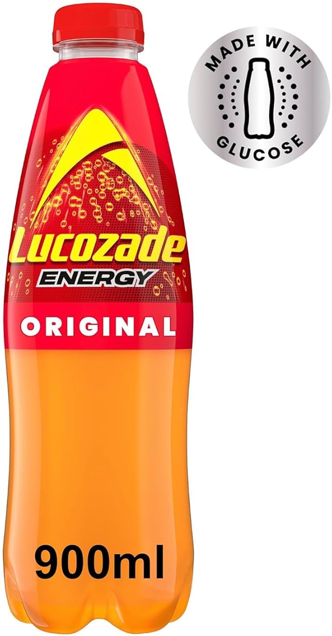Lucozade Energy Drink Original - 1 Liter (6 Bottles)
