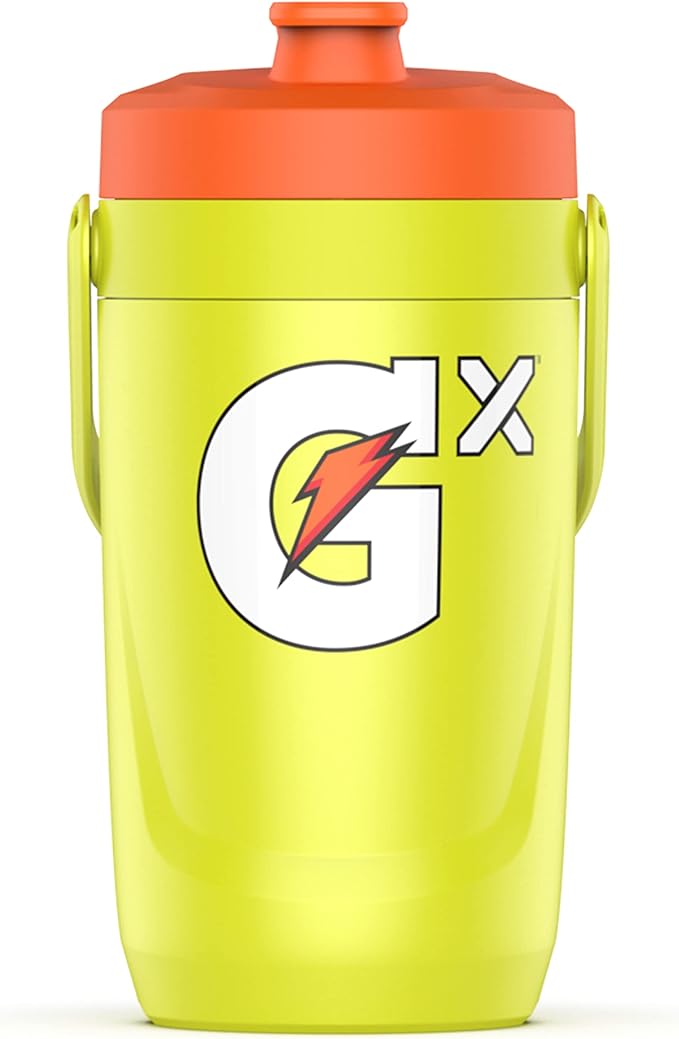 Gatorade Gx Performance Jug 64oz Leakproof Non Slip Grip Great for Athletes Neon Yellow
