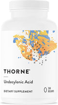THORNE - Undecylenic Acid - Fatty Acid Support for a Healthy Balance of Gut &amp Vaginal Flora - Promotes Optimal GI Tract Function* - Gluten Dairy &amp Soy-Free - 250 Softgels