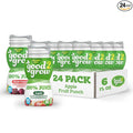 good2grow 100% Apple Juice &amp Fruit Punch Flavored Juice for Kids- Juice Bottles Bulk 24 Pack Reusable Bottle No Sugar Added Source of Vitamin C- 6 fl oz Pack of 24 (Spill Proof Tops Not Includ