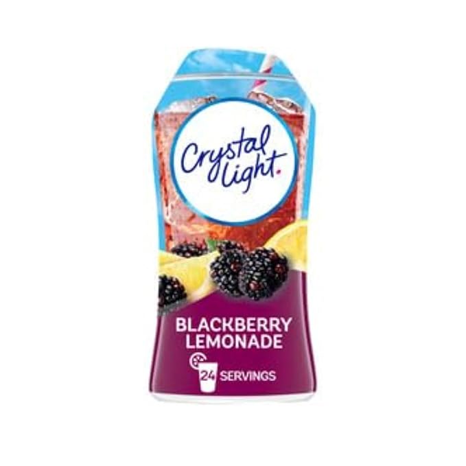 Crystal Light Liquid Drink Mix Blackberry Lemonade Flavor 1.62 OZ (Pack of 12)