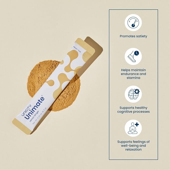 UNICITY Feel Great System Natural—Feel Great Pack with Balance Natural Orange and UNIMATE Lemon Ginger (30-day supply)