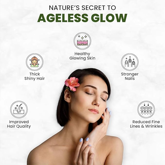 H.imalayan Organics Plant Based Collagen Builder Powder for Skin Regeneration Anti-Aging Beauty &amp Repair 250gm