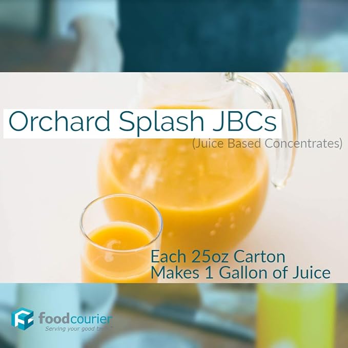 Orchard Splash Cranberry Cocktail 10% Juice Based Concentrate 25oz (12 Cartons per Case)