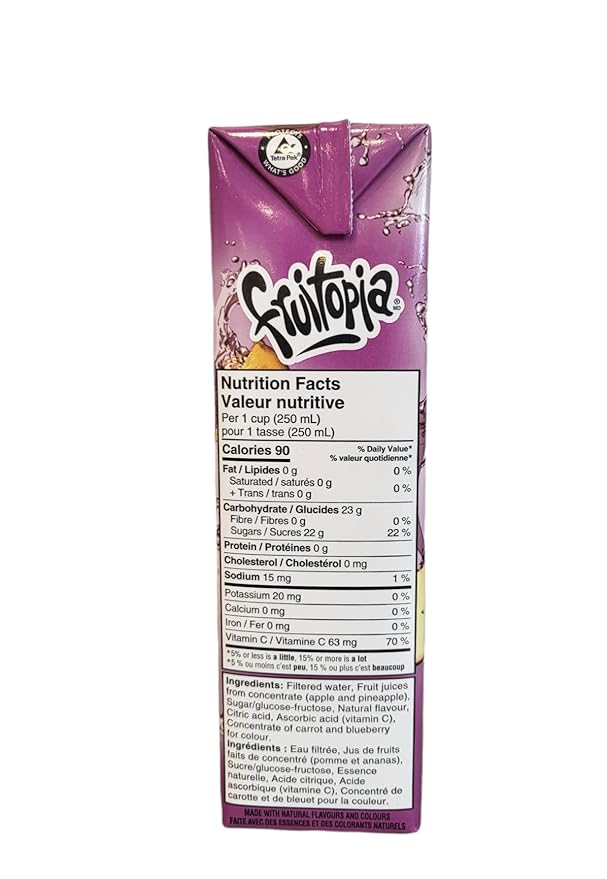 Fruitopia Fruit Integration Juice 1L Each (10 Pack of 1L Each 1.00)