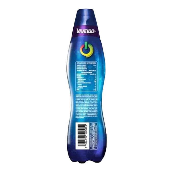 Vive 100% - (6 Pack) 16.9 fl oz - Made In Mexico (Mora Azul)
