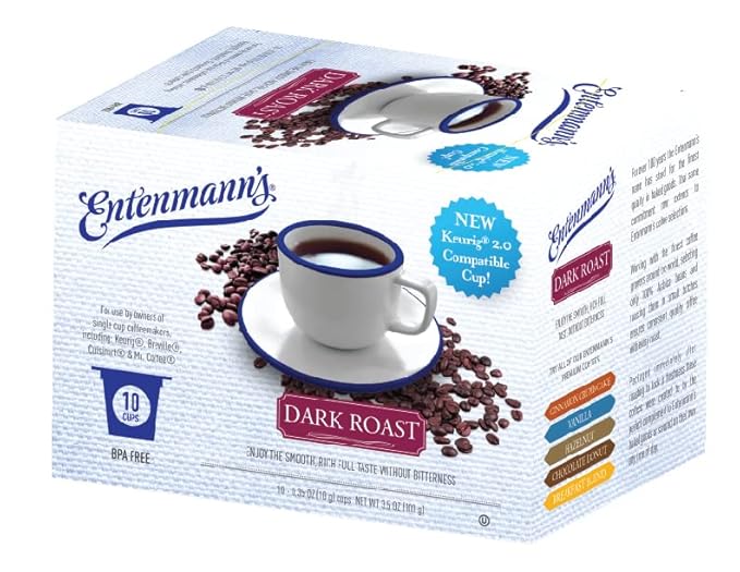 Entenmann's Dark Roast Capsule/K-Cup Coffee 80 Count
