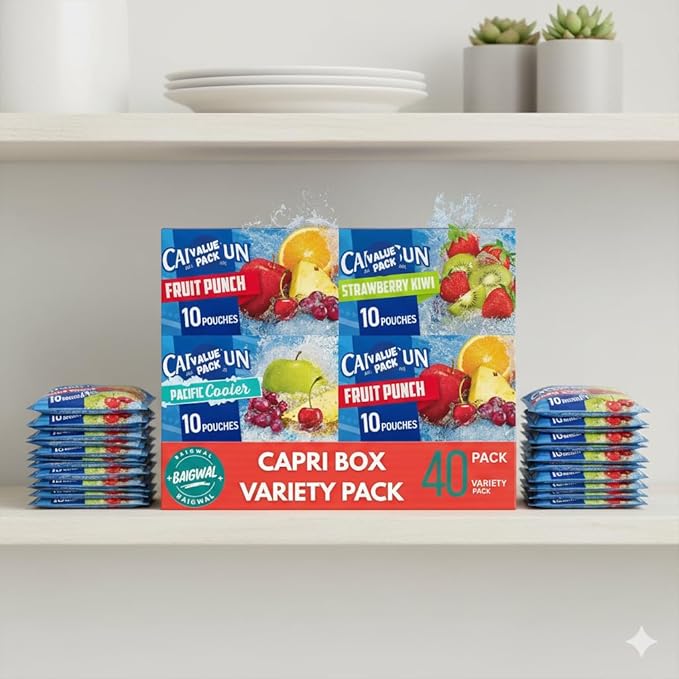 Spring Kids Juice Box Variety Pack 6 Fl Oz Boxes 40 Count