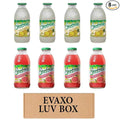 LUV BOX- variety Everfresh Juice 16 oz. pack of 8 Everfresh Pina Colada Everfresh Ruby Red Grapefruit. by evaxo