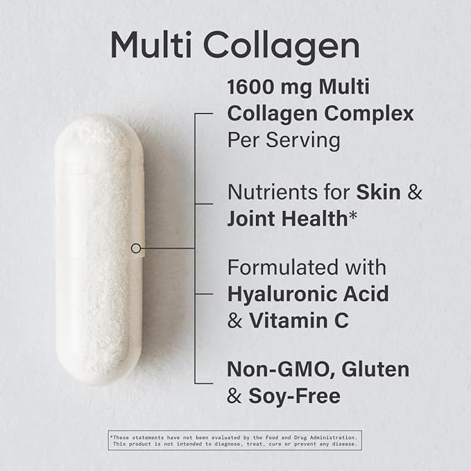 Sports Research Women's Supplement Pack - Vegan Biotin 10000mcg with Coconut Oil Multi Collagen Peptides (Type I II III V X) Enhanced with Hyaluronic Acid &amp Vitamin C &amp Phytoceramides 35