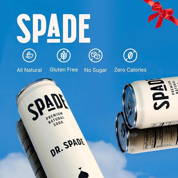 Spade Soda Dark Roast 12 fl oz (Pack of 12)