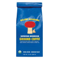 Organic Ground Mushroom Coffee by Malama | 8-Mushroom Superfood Blend with Lion’s Mane Reishi Cordyceps for Focus &amp Immune Support | Low Acid Smooth Bold Flavor Adaptogenic Energy | 12oz Bag