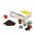 Yum!Brew Instant Freeze-Dried Coffee – 4-Flavor Variety Pack | Yunnan Arabica Beans | Americano Espresso Jasmine Coconut | 12 Servings | Hot &amp Cold Brew | No Sugar | Travel Pods
