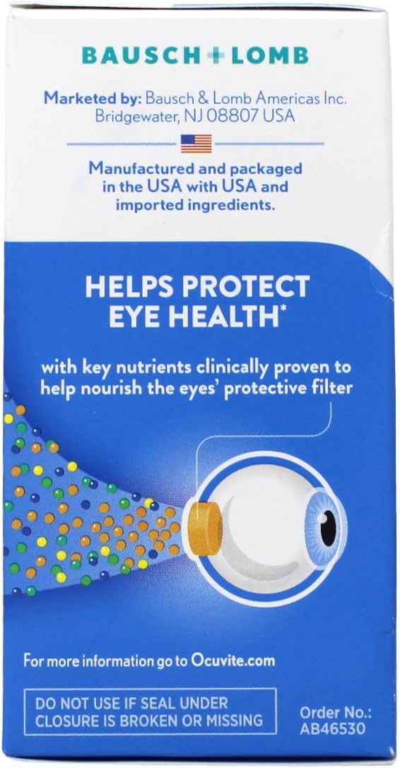 Ocuvite (Pack of 3) Eye Vitamin Adult 50+ Formula 150 Soft Gels Total