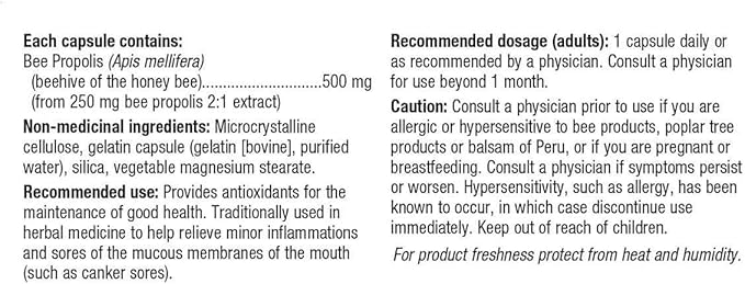 Holista Bee Propolis 500mg 200 capsules
