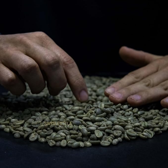 Coffee Adventures Green Unroasted Coffee Beans From Peru - Finca Santa Estela Single Estate Blend - Caturra Catuaí Catimor Typica Bourbon Blend - Direct Trade Green Coffee Beans for Coffee Roaster