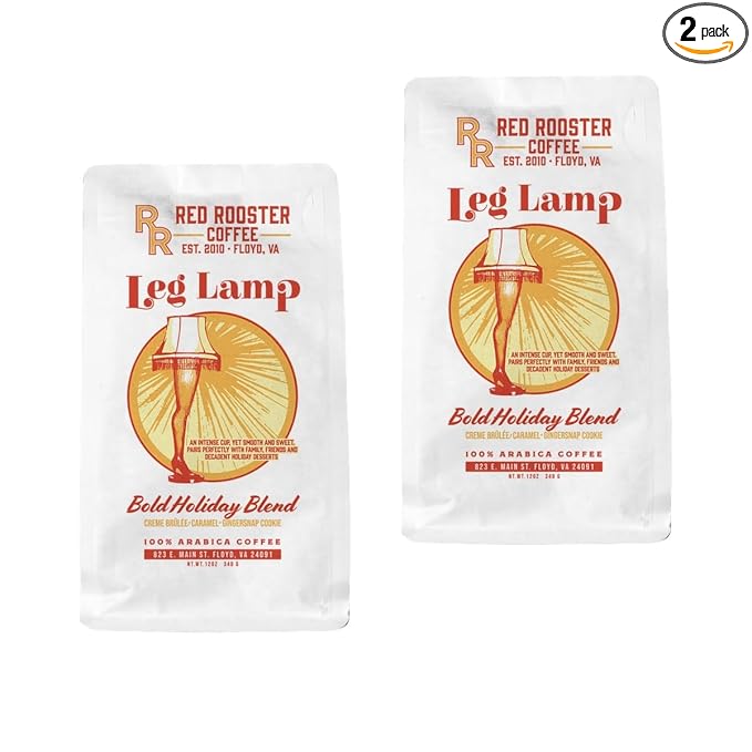 Bean Box Holiday Coffee Sampler - Leg Lamp - Holiday Bold 2-Pack Whole Bean Coffee