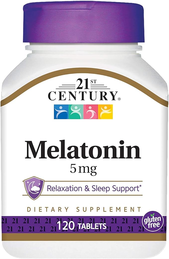 Melatonin 5mg Maximum Strength 120 ea (Pack of 4)