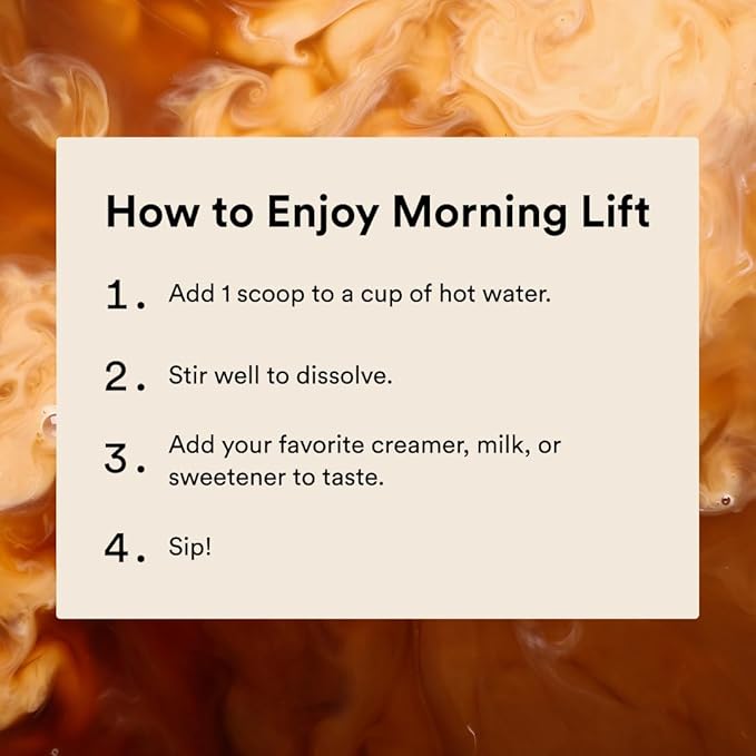 ActivatedYou Morning Lift Mushroom Infused Coffee - Certified Organic Plant Based Mushroom Coffee Instant Blend Made with Lion's Mane &amp Cordyceps to Support Digestion Energy &amp Focus (3 Pack)