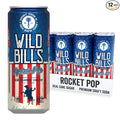 Wild Bill's Rocket Pop Soda Classic Craft Soda Pop Soft Drinks Sodas Made with Pure Cane Sugar Caffeine Free NO High Fructose Corn Syrup Gluten Free Vegan Low Sodium 12 Oz 12 Pack