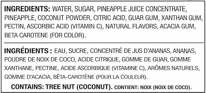 Torani Real Fruit Smoothie Mix Pina Colada 64 Ounce