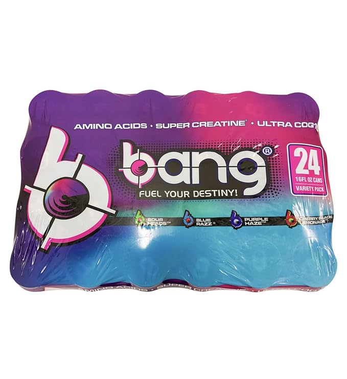 Bang Bang Fuel Your Destiny Cans Variety Pack 24 X 16 FL Ounce Total Net Wt 384 Fl Ounce 384 Fl Ounce
