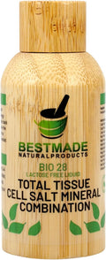 Bestmade Total Tissue Cell Salt Mineral Combination BIO28 - Helps Your Body Absorb and Use Nutrients Increase Energy Levels Helps Improve Sleep Patterns Overall Health and Vitality 30 mL Drops