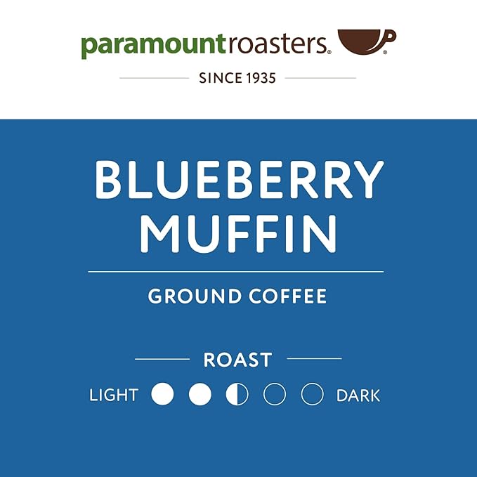 Paramount Roasters Blueberry Muffin 12 oz Ground Coffee Pack of 3