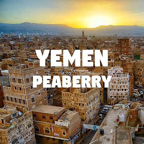 Yemen Peaberry Coffee Ground Medium Roast Fresh Roasted 5 lbs