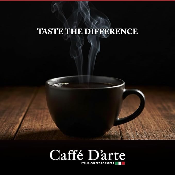 Caffe D'arte Meaning of Life Whole Bean Coffee – Medium‑Dark Roast Well‑Balanced Classic Blend Roasted in Seattle Ideal for Drip Brewing 1 lb