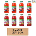 LUV BOX- variety Everfresh Juice 16 oz. pack of 8 Everfresh Peach Plum Pear Everfresh Tropical Fruit Punch. by evaxo