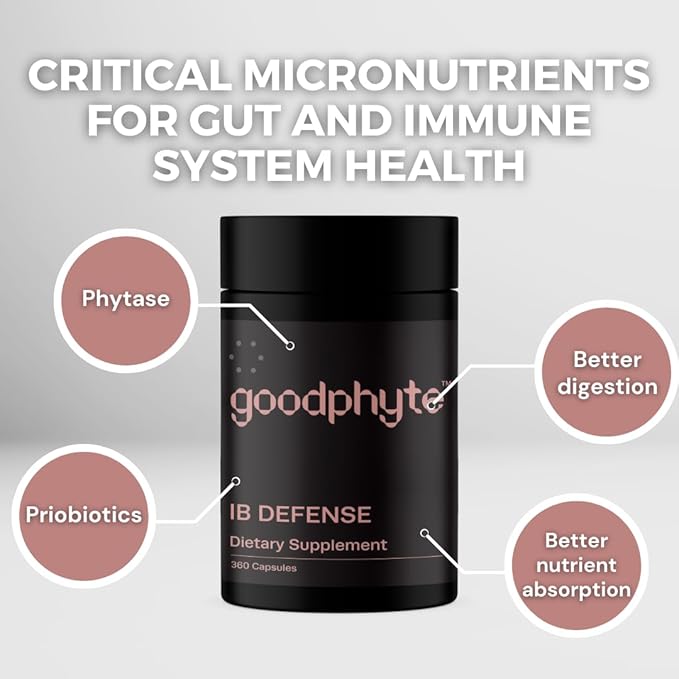 Goodphyte Premium Digestive Enzyme to Provide Relief from IBS Constipation Bloating Gas &amp Indigestion | Absorb More Micronutrients &amp Feel Better (360 Count)
