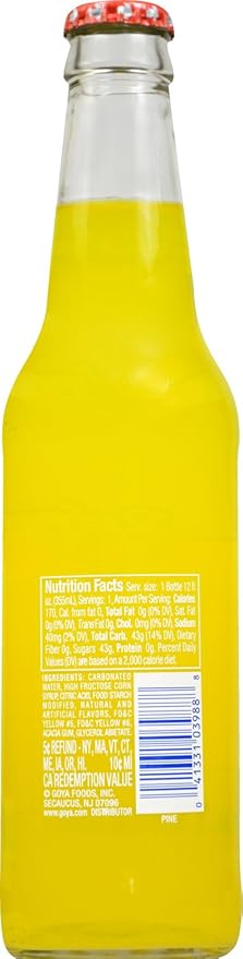 Goya Foods Refresco Pineapple Soda 12 Fl Oz (Pack of 24)
