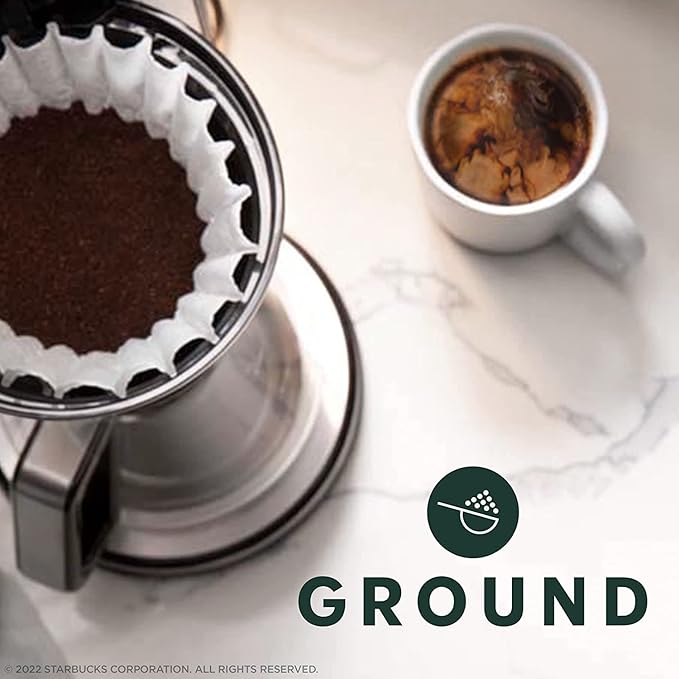 Starbucks Flavored Ground Coffee (Toasted Coconut Mocha 17 oz (Pack of 4)) Pack of 1
