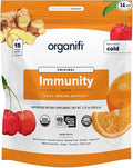 Organifi Immunity - Organic Superfood Immunity Support - 15 Single Serve Packets - Immunity Powder for T Cell Production and Upper Respiratory Health - Mushroom Beta Glucans Vitamin C D and Zinc