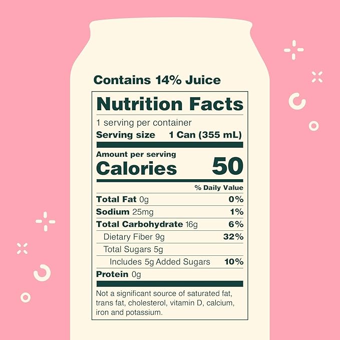 OLIPOP Prebiotic Soda Pop Crisp Apple A New Kind of Soda Packed with Prebiotics Fiber and Botanicals Gluten Free GMO Free 12oz (12-Cans)