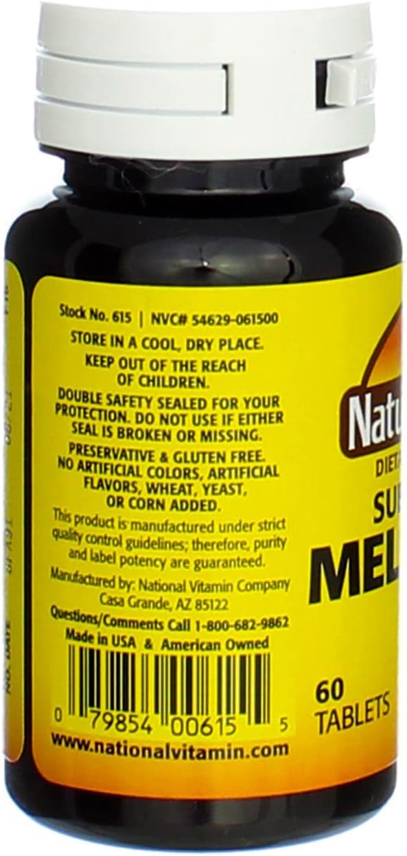 Nature's Blend Melatonin 5 mg - 60 Tablets Pack of 5