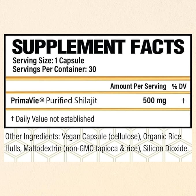 CHOQ® Shilajit - Over 50% Fulvic Acid 500 mg Vegan Capsules Energy Brain Focus Collagen Hormones Mitochondrial Function Urolithin A Lab-Tested