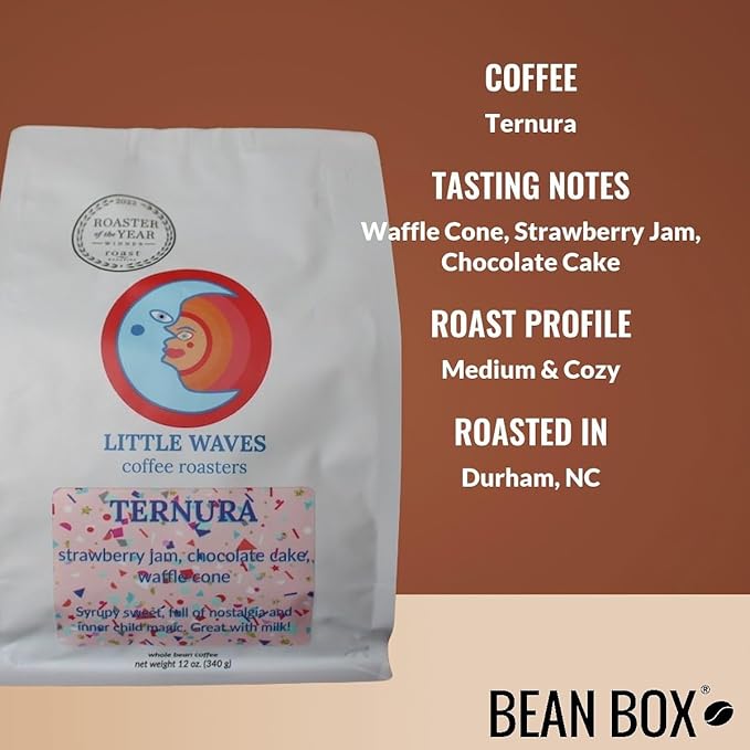 Bean Box Sampler - Roasted by Little Waves 3-Pack Whole Bean Coffee Gourmet Coffee