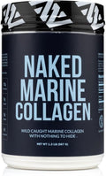 NAKED Marine Collagen Peptides Protein Powder - Unflavored - from Wild Caught Cod - Paleo Friendly Non-GMO Soy-Free Gluten-Free - 47 Servings