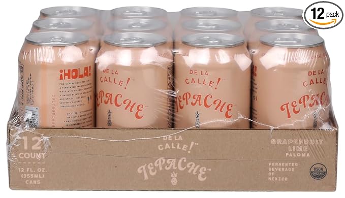 De La Calle Tepache Grapefruit Lime 12 fl oz (Pack of 12)