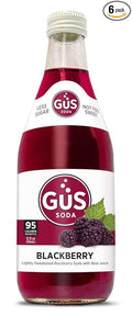 GuS Soda - Dry Blackberry - 12 oz (6 Glass Bottles)
