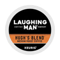Laughing Man Hugh's Blend Single-Serve Keurig K-Cup Pods Medium Roast Coffee 16 Count