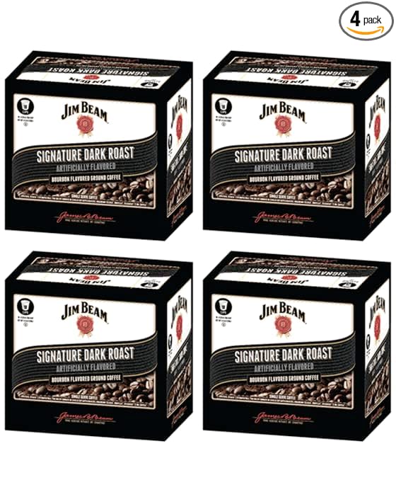 Jim Beam Signature Dark Roast 18 Count (Pack of 4)