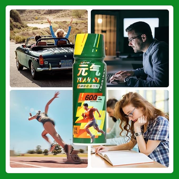 Air ant Taurine Energy Drink with B-Complex Vitamins - Portable Packaging for Sports Driving Student Exams &amp Late Nights