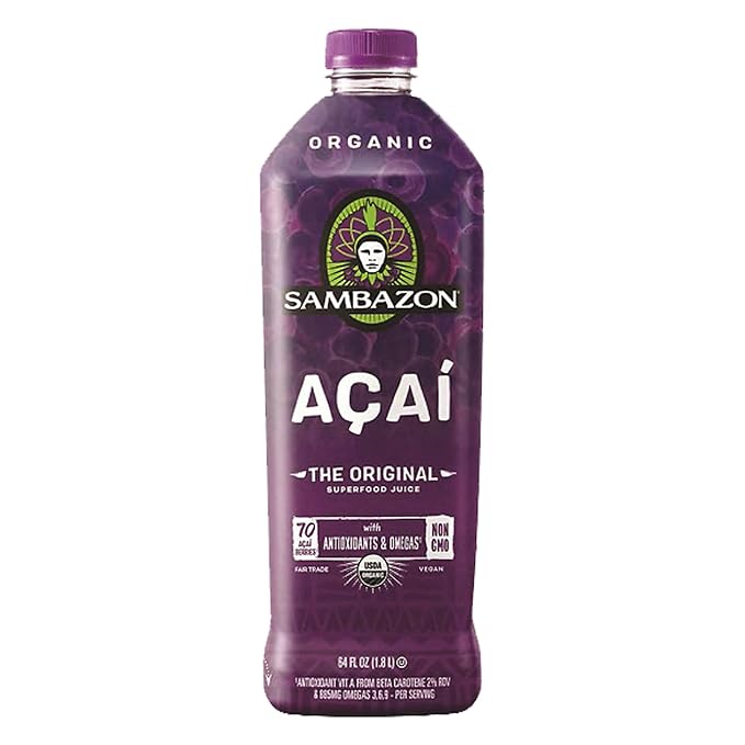 Sambzon Organic Acai Juice 64 fl. oz. (2 Pack)