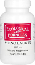 Ecological Formulas Monolaurin 600 mg Creamy WhiteCapsule 90 Count (MONOL-600-90)