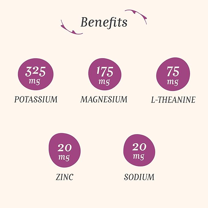 Corpse Reviver: Electrolyte Hydration Drink | 175mg Magnesium 325mg Potassium 20mg Zinc Sodium L-Theanine (Organic Non-Alcoholic Sparkling Water) Prickly Pear 12-Can