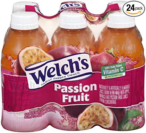 Welch's Passion Fruit Juice 10 oz - Pk of 24