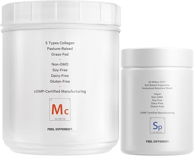 Codeage - Multi Collagen Protein + SBO Probiotics 50 Billion CFU Bundle